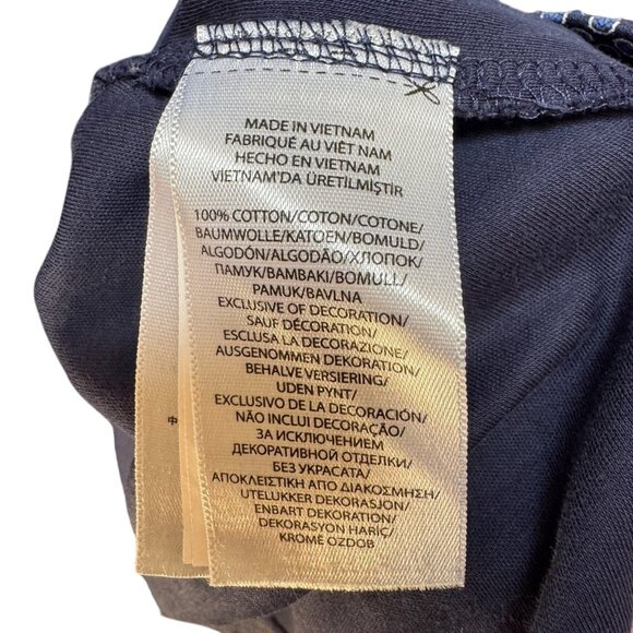 Ralph Lauren Polo Shirt Classic Fit Blue Geometric Pattern Short Sleeve Preppy M - Picture 4 of 4